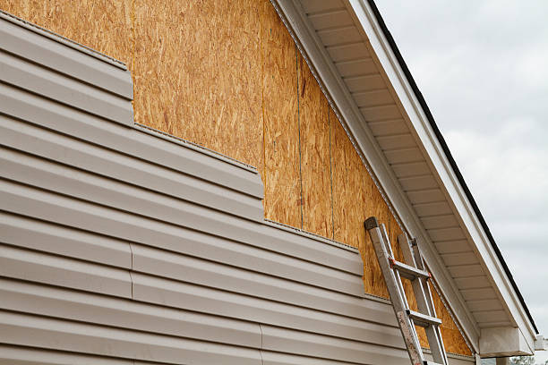 Professional Emergency Siding Repair technician working in Lyons, GA
